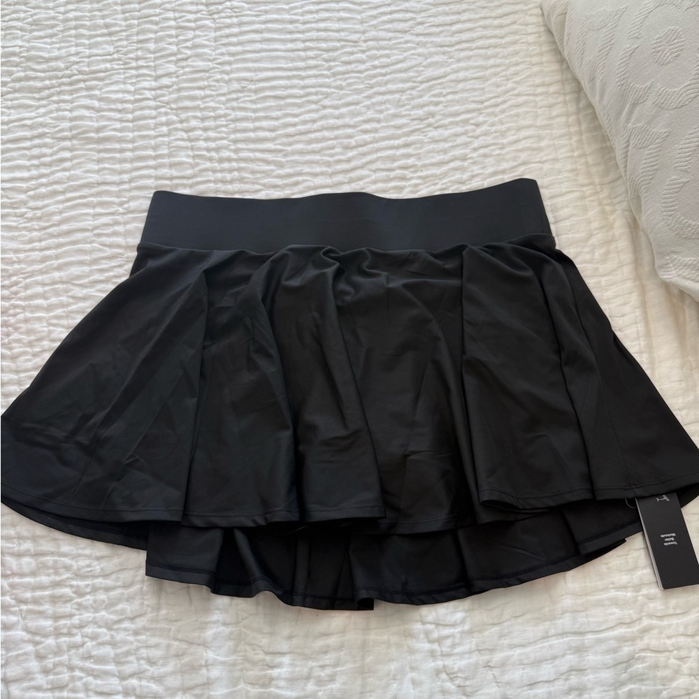 Black Women's Athletic Skort